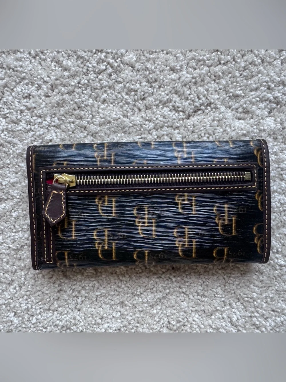 DOONEY & BOURKE DB Monogram Coated Canvas Satchel & Matching Wallet